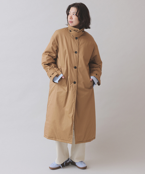 撥水中綿ステンカラーコート（ステンカラーコート）｜SLOBE IENA