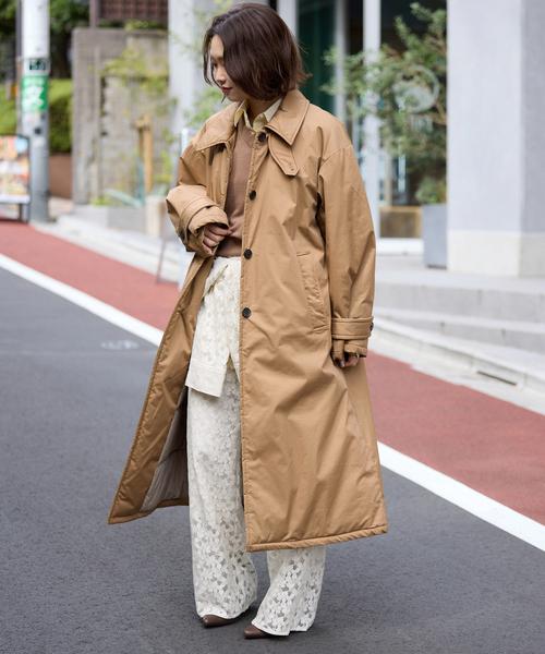 撥水中綿ステンカラーコート（ステンカラーコート）｜SLOBE IENA