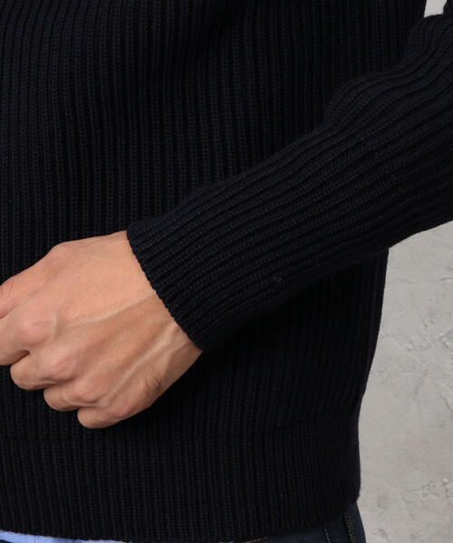 Andersen-Andersen（アンデルセンアンデルセン）の「[ アンデルセン アンデルセン ] ANDERSEN-ANDERSEN C/N 5G ニット（ニット/セーター・メンズ・オフホワイト/ネイビー/ブラック/グレー/レッド/ロイヤルブルー/ダークグリーン/ベージュ/オレンジ・SMALL/X-SMALL/MEDIUM/LARGE）」の20枚目の写真