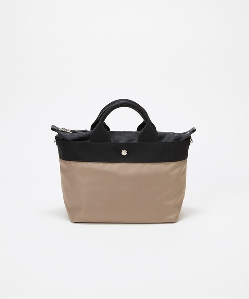Breath TOPKAPI(ブレストプカピ)の「【Breath TOPKAPI sis】【WEB限定】ナイロン トート バッグ ショルダー付き 軽量 / RIPPLE リプル(トートバッグ・レディース・ライトベージュ/グレイッシュベージュ/ブラック・FREE)」の19枚目の写真