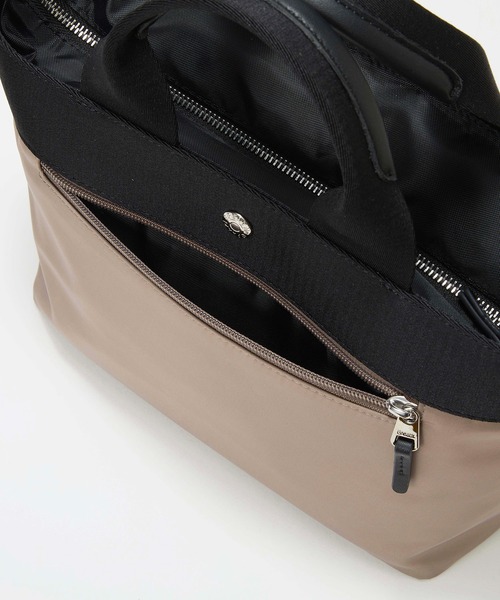 Breath TOPKAPI(ブレストプカピ)の「【Breath TOPKAPI sis】【WEB限定】ナイロン トート バッグ ショルダー付き 軽量 / RIPPLE リプル(トートバッグ・レディース・ライトベージュ/グレイッシュベージュ/ブラック・FREE)」の16枚目の写真