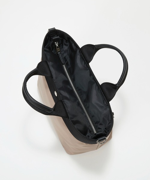 Breath TOPKAPI(ブレストプカピ)の「【Breath TOPKAPI sis】【WEB限定】ナイロン トート バッグ ショルダー付き 軽量 / RIPPLE リプル(トートバッグ・レディース・ライトベージュ/グレイッシュベージュ/ブラック・FREE)」の13枚目の写真