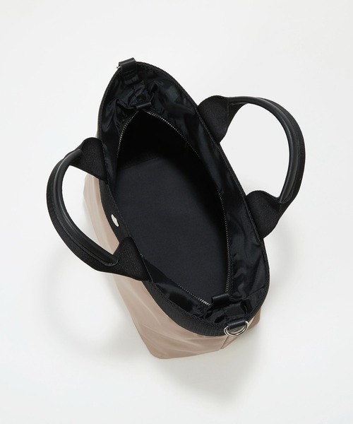 Breath TOPKAPI(ブレストプカピ)の「【Breath TOPKAPI sis】【WEB限定】ナイロン トート バッグ ショルダー付き 軽量 / RIPPLE リプル(トートバッグ・レディース・ライトベージュ/グレイッシュベージュ/ブラック・FREE)」の11枚目の写真