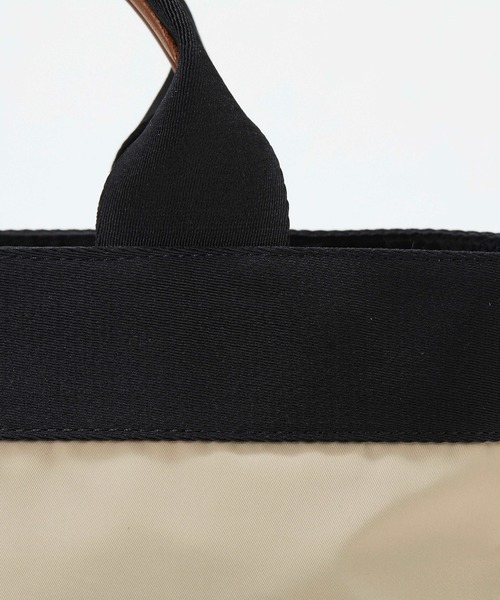 Breath TOPKAPI(ブレストプカピ)の「【Breath TOPKAPI sis】【WEB限定】ナイロン トート バッグ ショルダー付き 軽量 / RIPPLE リプル(トートバッグ・レディース・ライトベージュ/グレイッシュベージュ/ブラック・FREE)」の5枚目の写真