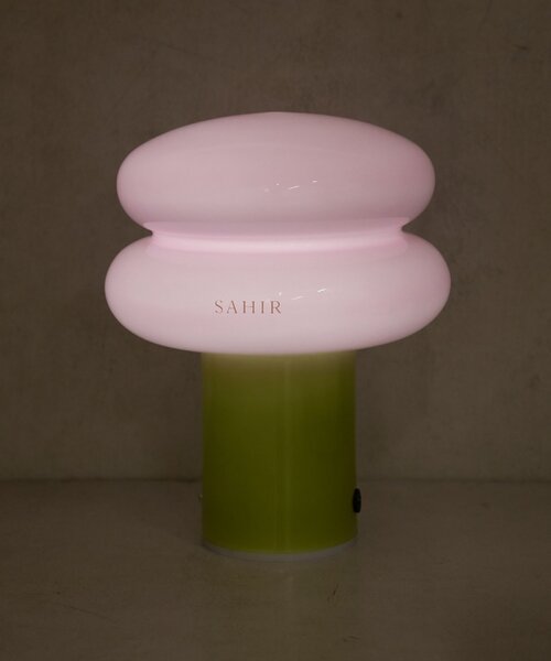 SAHIR（サヒール）の「【SAHIR サヒール】Milk glass lamp　ミルクガラスランプ（照明・レディース・ピンク/アイボリー・0）」の8枚目の写真