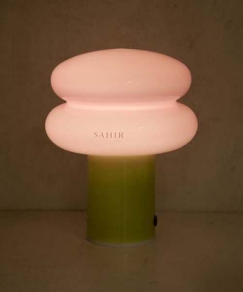 SAHIR（サヒール）の「【SAHIR サヒール】Milk glass lamp　ミルクガラスランプ（照明・レディース・ピンク/アイボリー・0）」の9枚目の写真