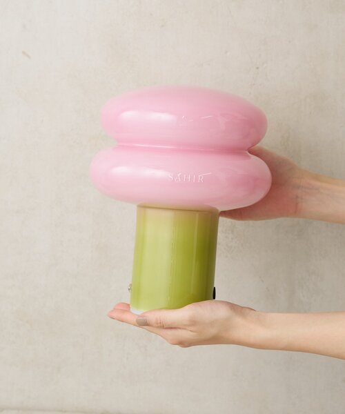 SAHIR（サヒール）の「【SAHIR サヒール】Milk glass lamp　ミルクガラスランプ（照明・レディース・ピンク/アイボリー・0）」の10枚目の写真