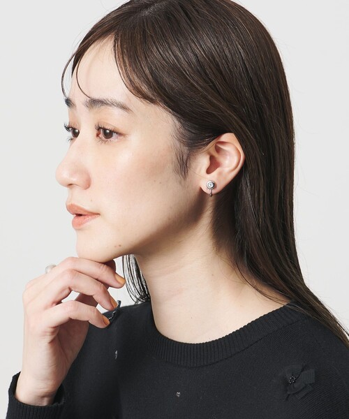 UNITED ARROWS（ユナイテッドアローズ）の「プチビジュー イヤリング（イヤリング・レディース・ゴールド/シルバー・FREE）」の4枚目の写真