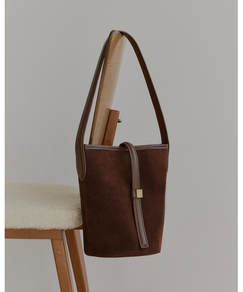 nunela（ヌネラ）の「バケツショルダー【No.12】（ショルダーバッグ・レディース・ブラウン/ライトブルー/ブラック・FREE）」の12枚目の写真