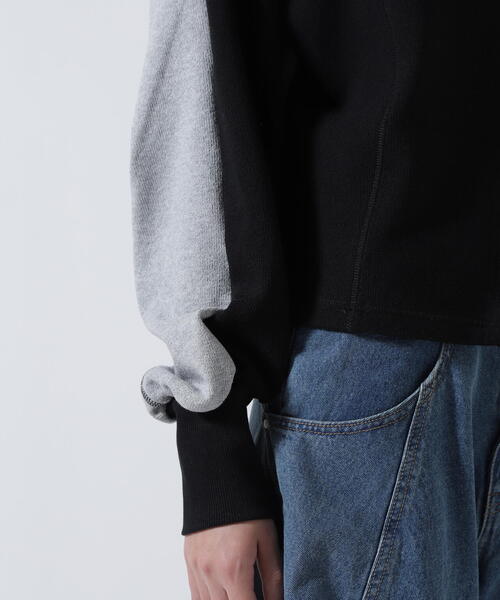 AULA AILA(アウラアイラ)の「AULA AILA(アウラ アイラ)別注2WAYキーネックプルオーバー(Tシャツ/カットソー・レディース・アイボリー/ブラック・F)」の20枚目の写真