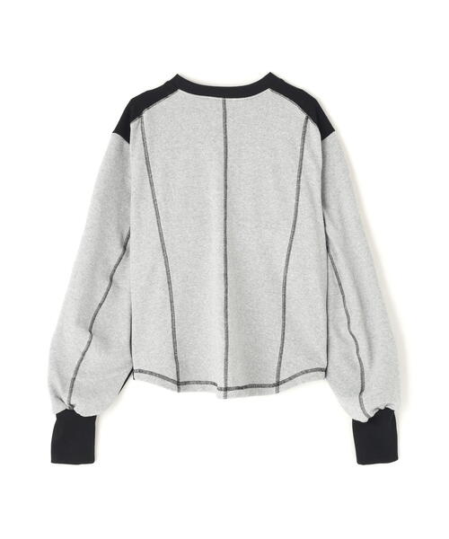 AULA AILA(アウラアイラ)の「AULA AILA(アウラ アイラ)別注2WAYキーネックプルオーバー(Tシャツ/カットソー・レディース・アイボリー/ブラック・F)」の22枚目の写真