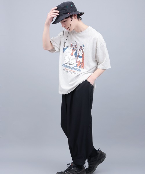 チチカカ(チチカカ)の「エッグタックパンツ(その他パンツ・レディース・ブルー/ブラック/ライトグレー/グリーン・MEDIUM/LARGE/3L)」の5枚目の写真