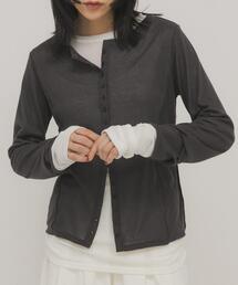 KBF | バイカラーレイヤードカットソー(Tシャツ/カットソー)