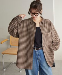 【WEB限定】プレート付オーバーシャツ