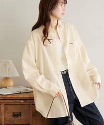 【WEB限定】プレート付オーバーシャツ