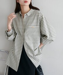 【WEB限定】プレート付オーバーシャツ