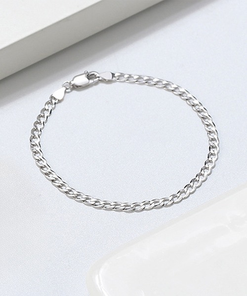 SBG 3mm 喜平チェーンブレスレット silver925（ブレスレット）｜SBG