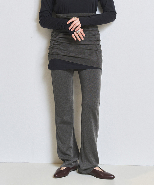 WEB限定追加》18G スムース パンツ 2（その他パンツ）｜Plage
