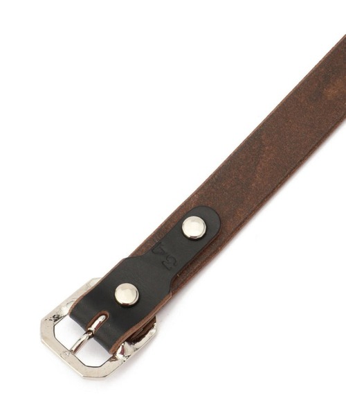 schott(ショット)の「SCHOTT-PERFECT BELT NARROW(ベルト・メンズ・ブラック・L/M)」の5枚目の写真