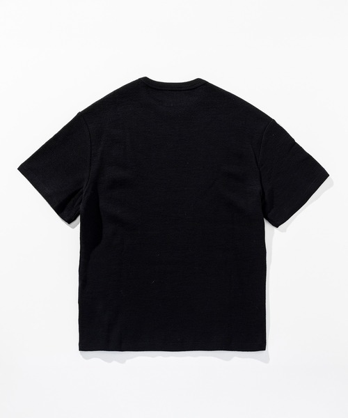 CIRCLEE(サークリー)の「CIRCLEE(サークリー)ウールブレンド クルーネックTシャツ(Tシャツ/カットソー・メンズ・ブラック・M)」の8枚目の写真