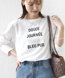ロング スリーブ プリント TEE