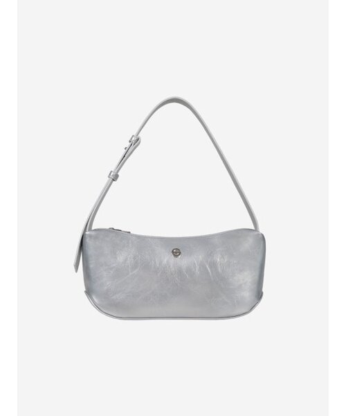 SEMICODE（セミコード）の「groove middle bag - crinkle silver（ショルダーバッグ・レディース・その他・FREE）」の2枚目の写真