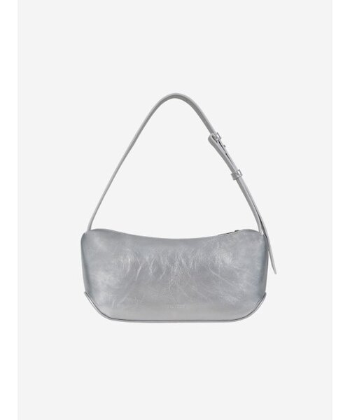 SEMICODE（セミコード）の「groove middle bag - crinkle silver（ショルダーバッグ・レディース・その他・FREE）」の4枚目の写真