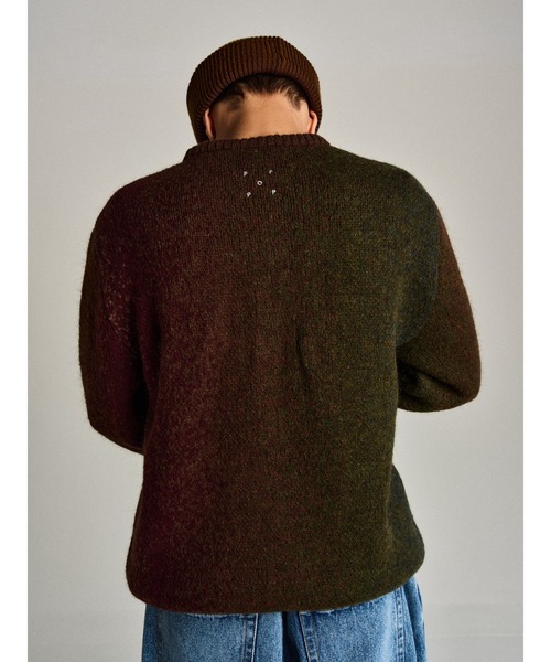 POP TRADING COMPANY（ポップトレーディングカンパニー）の「Pop Trading Company/ポップトレーディングカンパニー モヘアニット POP MOHAIR CREW（スウェット・メンズ・マルチ・M）」の5枚目の写真