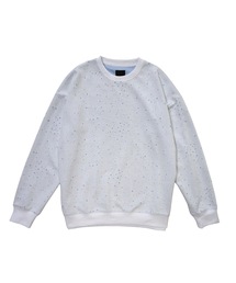 MMMM/フレンチテリーボンディングネップクルーネックスウェット