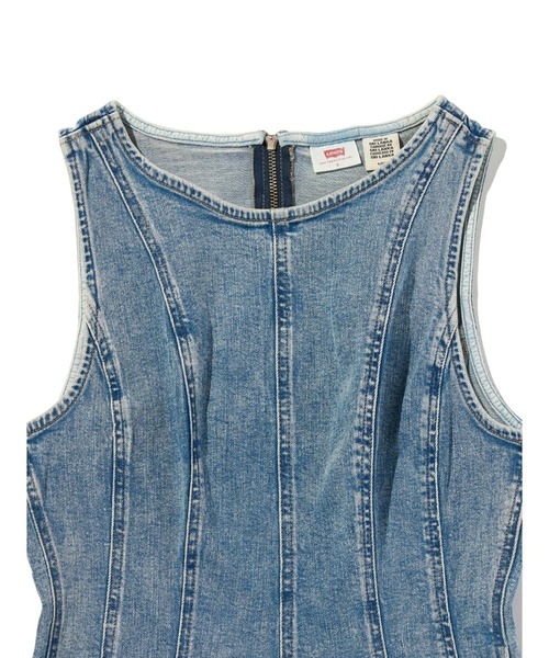Levi's（リーバイス）の「Levi's/リーバイス レイトン ペプラムトップ（Tシャツ/カットソー・レディース・インディゴブルー・XS/S/M）」の6枚目の写真
