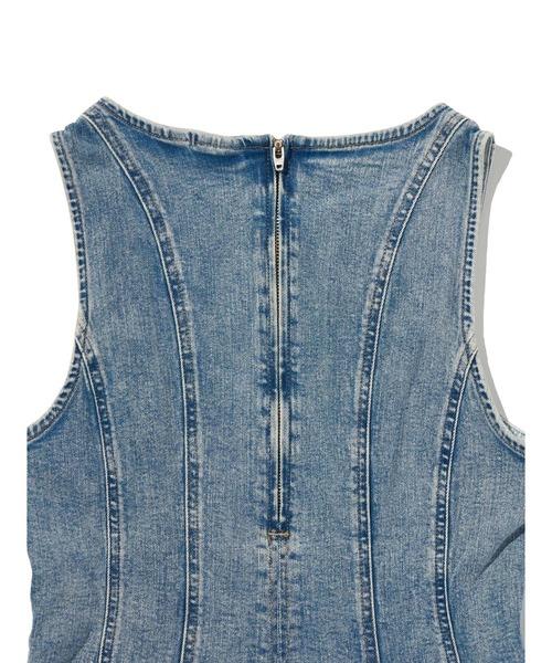 Levi's（リーバイス）の「Levi's/リーバイス レイトン ペプラムトップ（Tシャツ/カットソー・レディース・インディゴブルー・XS/S/M）」の9枚目の写真