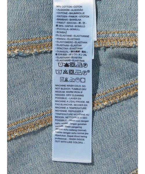 Levi's（リーバイス）の「Levi's/リーバイス レイトン ペプラムトップ（Tシャツ/カットソー・レディース・インディゴブルー・XS/S/M）」の10枚目の写真