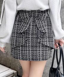 INGNI | バックリボンツイードタイトミニスカパン(スカート)