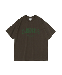 アーチロゴオーバー半袖Tシャツ（カーキ）