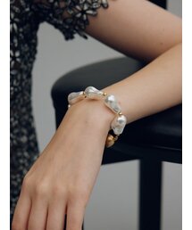 Baroque Pearl Matte Bracelet_VH239OBR003B