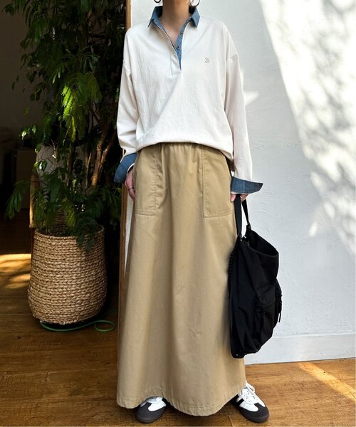 LBC（エルビーシー）の「ミニロゴ刺繍ラガープルオーバー（Tシャツ/カットソー・レディース・ネイビー/オフホワイト/ライトピンク・M）」の20枚目の写真