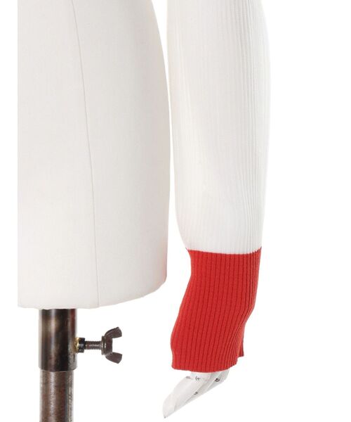 UN3D.（アンスリード）の「SHEER DOCKING SHORT KT CD / シアードッキングショートニットカーディガン（カーディガン/ボレロ・レディース・グレー/ブラック・38/36）」の19枚目の写真