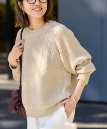 FRAMeWORK | ≪追加≫リネンコットンラグランニット(ニット/セーター)