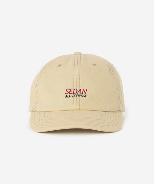 SEDAN ALL-PURPOSE(セダンオールパーパス)の「SEDAN ALL-PURPOSE | ロゴ コットンツイル 6パネルキャップ UNISEX(キャップ・メンズ・ブラック/ブラウン系その他/カーキ系1・ONE)」の5枚目の写真