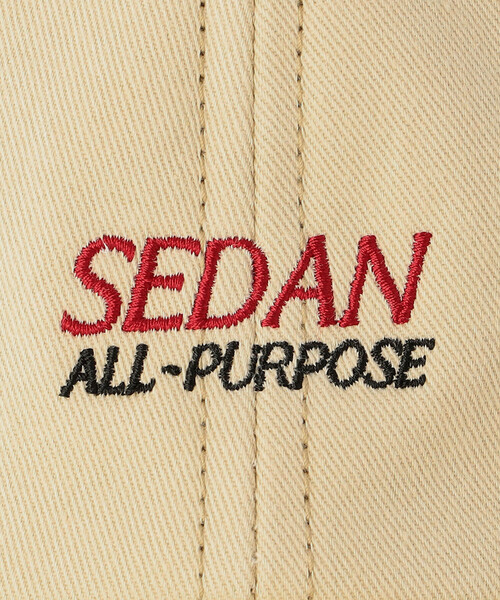 SEDAN ALL-PURPOSE(セダンオールパーパス)の「SEDAN ALL-PURPOSE | ロゴ コットンツイル 6パネルキャップ UNISEX(キャップ・メンズ・ブラック/ブラウン系その他/カーキ系1・ONE)」の10枚目の写真