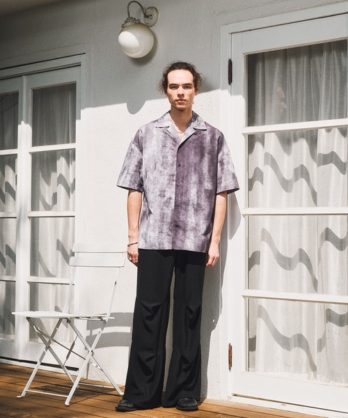 CASPER JOHN(キャスパージョン)の「Color graphic shirts/カラーグラフィックシャツ(シャツ/ブラウス・メンズ・ピンク/ブラック・SMALL/X-SMALL/LARGE/MEDIUM)」の5枚目の写真