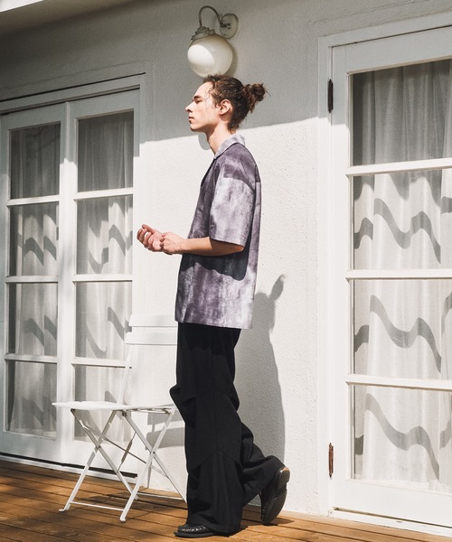 CASPER JOHN(キャスパージョン)の「Color graphic shirts/カラーグラフィックシャツ(シャツ/ブラウス・メンズ・ピンク/ブラック・SMALL/X-SMALL/LARGE/MEDIUM)」の6枚目の写真