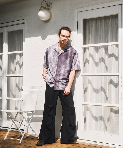 CASPER JOHN(キャスパージョン)の「Color graphic shirts/カラーグラフィックシャツ(シャツ/ブラウス・メンズ・ピンク/ブラック・SMALL/X-SMALL/LARGE/MEDIUM)」の7枚目の写真