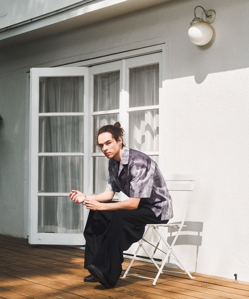 CASPER JOHN(キャスパージョン)の「Color graphic shirts/カラーグラフィックシャツ(シャツ/ブラウス・メンズ・ピンク/ブラック・SMALL/X-SMALL/LARGE/MEDIUM)」の8枚目の写真