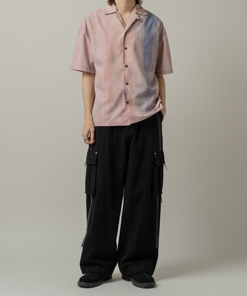 CASPER JOHN(キャスパージョン)の「Color graphic shirts/カラーグラフィックシャツ(シャツ/ブラウス・メンズ・ピンク/ブラック・SMALL/X-SMALL/LARGE/MEDIUM)」の16枚目の写真
