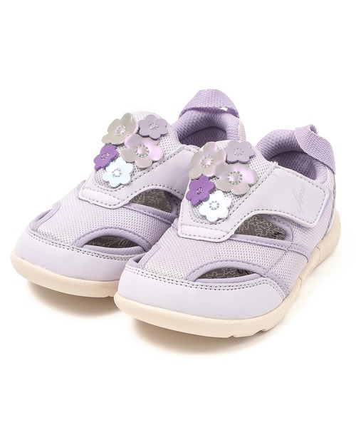 IFME(イフミー)の「KIDS|ifme CALIN フラワーガーデン ifme patto サマーシューズ【直営店限定】(サンダル・キッズ・パープル/ベージュ/ピンク・21.0cm/20.5cm/20.0cm/19.5cm/19.0cm/18.5cm/18.0cm/17.5cm/17.0cm/16.5cm/16.0cm/15.5cm/15.0cm)」の1枚目の写真