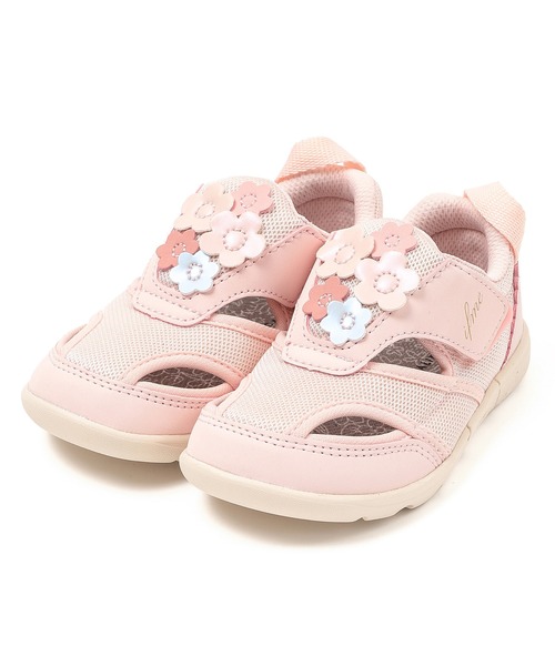 IFME(イフミー)の「KIDS|ifme CALIN フラワーガーデン ifme patto サマーシューズ【直営店限定】(サンダル・キッズ・パープル/ベージュ/ピンク・21.0cm/20.5cm/20.0cm/19.5cm/19.0cm/18.5cm/18.0cm/17.5cm/17.0cm/16.5cm/16.0cm/15.5cm/15.0cm)」の3枚目の写真