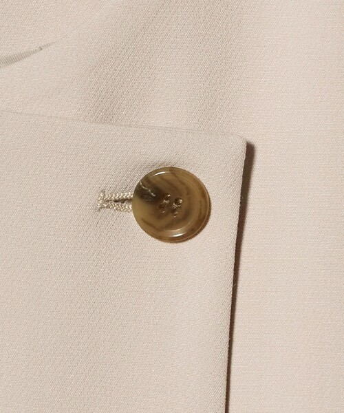 A DAY IN THE LIFE UNITED ARROWS(アデイインザライフユナイテッドアローズ)の「ダブルクロス ノーカラー ベルトコート<A DAY IN THE LIFE>(その他アウター・レディース・ブラック/ネイビー/ナチュラル・36/38)」の16枚目の写真