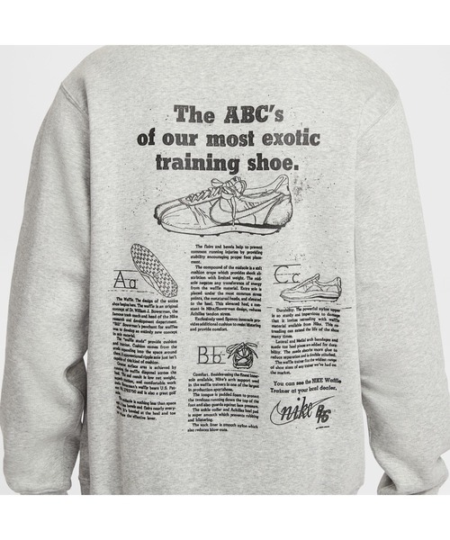 NIKE（ナイキ）の「NIKE/ナイキ AS M NK CLUB BB CREW CTB（スウェット・メンズ・ブラック/グレー・S/M/L/XL）」の10枚目の写真