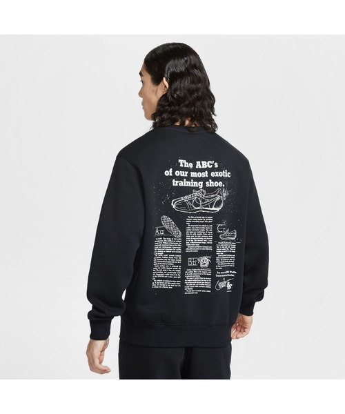 NIKE（ナイキ）の「NIKE/ナイキ AS M NK CLUB BB CREW CTB（スウェット・メンズ・ブラック/グレー・S/M/L/XL）」の3枚目の写真
